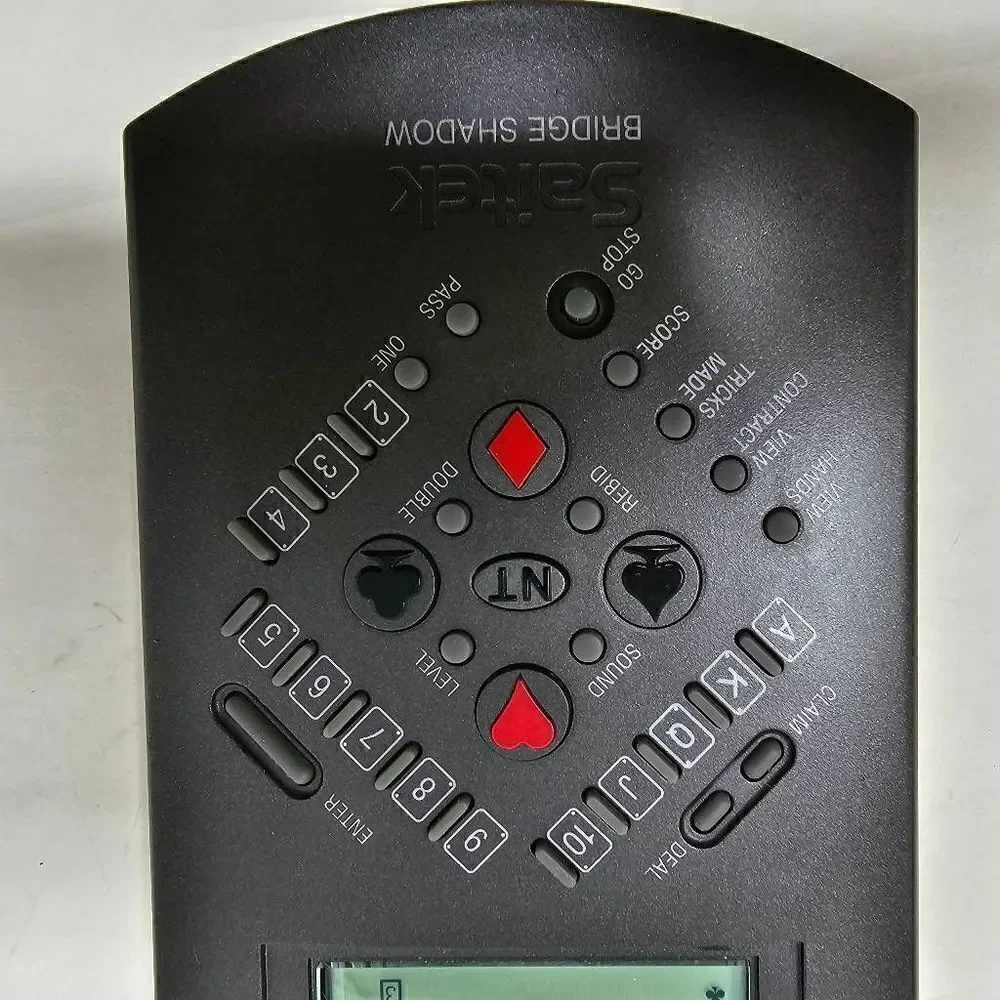 SAITEK BRIDGE SHADOW HANDHELD ELECTRONIC BRIDGE CARD GAME